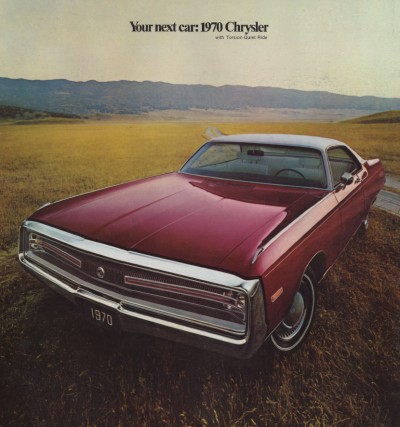 1970 Chrysler Sales Catalog Cover showing 300 Two-Door Hardtop