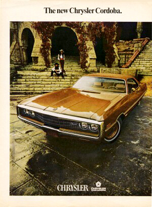 1970 Chrysler Newport Cordoba Magazine Ad, left side