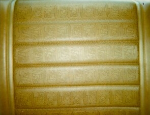 1970 Chrysler Newport Cordoba standard seat upholstery, back seat shown