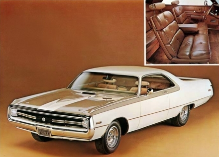 1970 Chrysler 300 Hurst and Interior press photo