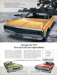 1971 Canadian Chrysler ad