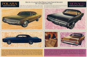 1972 Dodge Polara 2dr HT and Monaco 4dr HT