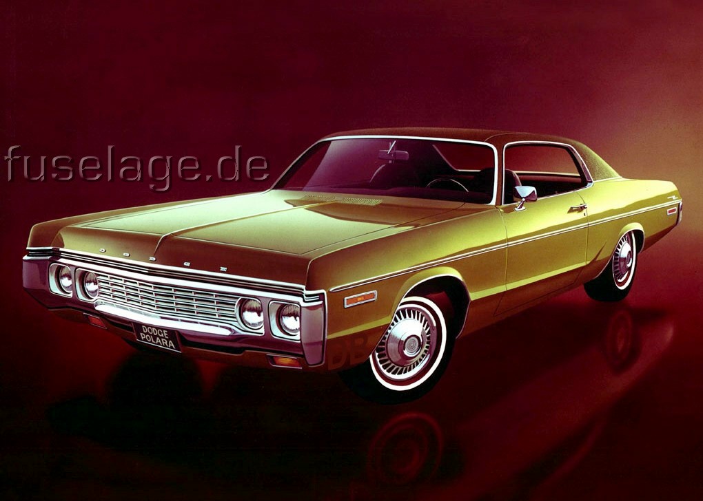  the cover of the catalog and shows a 1972 Dodge Polara two door hardtop