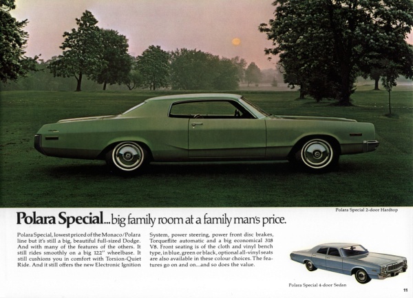 1973 Dodge Polara Special two-door hardtop