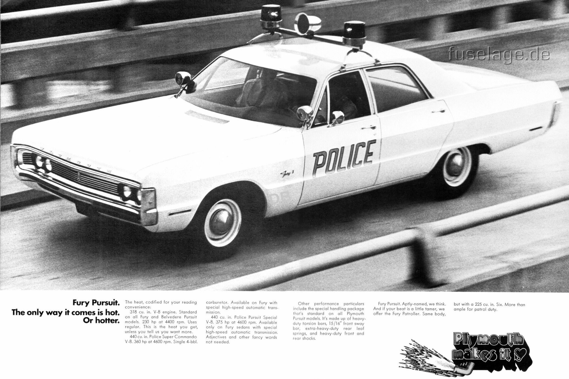 plymouth police car