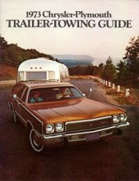 1973 Chrysler and Plymouth trailer towing guide cover